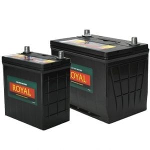 Royal Calcium Battery 12V / 65Ah General Purpose Semi Sealed - Slimline Battery / 20Hr Rate Maintenance Free